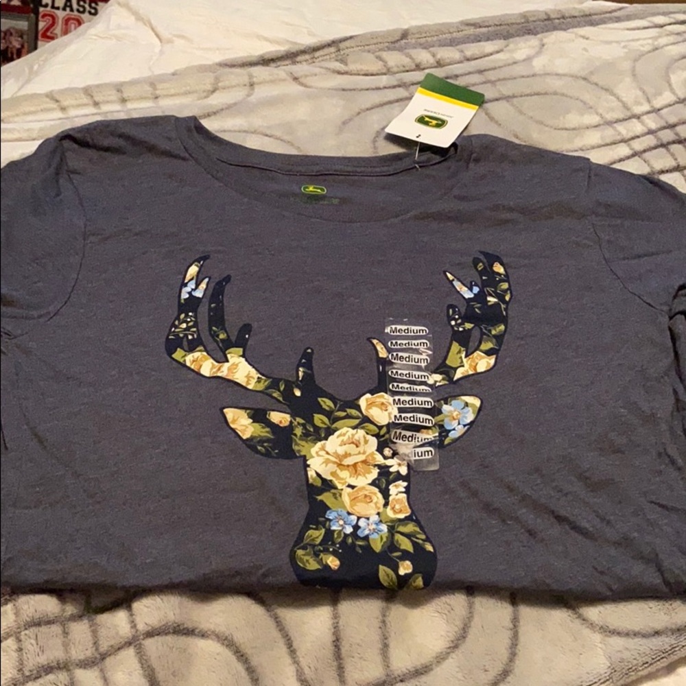 John Deere shirt.